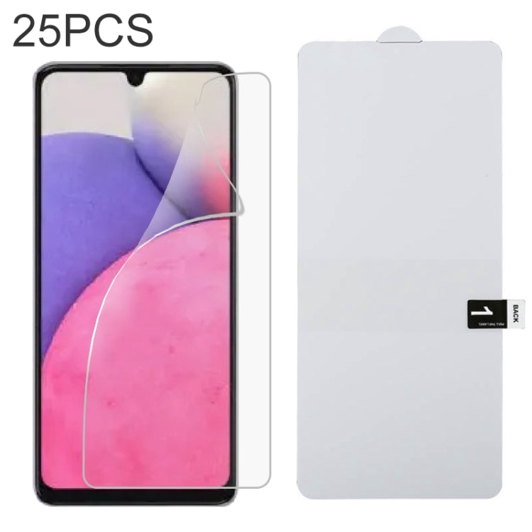 25 PCS Full Screen Protector Explosion-proof Hydrogel Film, For Samsung Galaxy A53 (25 PCS), For Huawei Enjoy 20e (25 PCS), For Huawei nova Y60 (25 PCS), For Samsung Galaxy A82 (25 PCS), For vivo Y20 2021 (25 PCS), For vivo iQOO Neo5 Lite (25 PCS)     ...