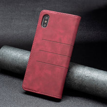 Load image into Gallery viewer, Magnetic Splicing Leather Phone Case, For iPhone XS Max, For iPhone XS / X, For iPhone 11 Pro