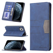 Load image into Gallery viewer, Magnetic Splicing Leather Phone Case, For iPhone XS Max, For iPhone XS / X, For iPhone 11 Pro