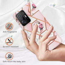 Load image into Gallery viewer, Electroplating Splicing Marble Flower TPU Phone Case, For Xiaomi Mi 11T / Mi 11T Pro, For Xiaomi Redmi 10, For Xiaomi Redmi Note 9 / 10X 4G, For Samsung Galaxy Note20, For Samsung Galaxy Note20 Ultra, For Samsung Galaxy A13 5G