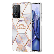 Load image into Gallery viewer, Electroplating Splicing Marble Flower TPU Phone Case, For Xiaomi Mi 11T / Mi 11T Pro, For Xiaomi Redmi 10, For Xiaomi Redmi Note 9 / 10X 4G, For Samsung Galaxy Note20, For Samsung Galaxy Note20 Ultra, For Samsung Galaxy A13 5G
