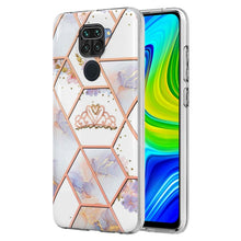 Load image into Gallery viewer, Electroplating Splicing Marble Flower TPU Phone Case, For Xiaomi Mi 11T / Mi 11T Pro, For Xiaomi Redmi 10, For Xiaomi Redmi Note 9 / 10X 4G, For Samsung Galaxy Note20, For Samsung Galaxy Note20 Ultra, For Samsung Galaxy A13 5G
