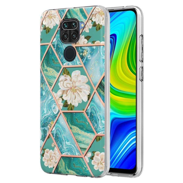 Electroplating Splicing Marble Flower TPU Phone Case, For Xiaomi Mi 11T / Mi 11T Pro, For Xiaomi Redmi 10, For Xiaomi Redmi Note 9 / 10X 4G, For Samsung Galaxy Note20, For Samsung Galaxy Note20 Ultra, For Samsung Galaxy A13 5G