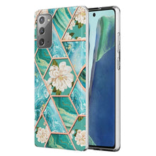 Load image into Gallery viewer, Electroplating Splicing Marble Flower TPU Phone Case, For Xiaomi Mi 11T / Mi 11T Pro, For Xiaomi Redmi 10, For Xiaomi Redmi Note 9 / 10X 4G, For Samsung Galaxy Note20, For Samsung Galaxy Note20 Ultra, For Samsung Galaxy A13 5G