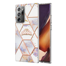 Load image into Gallery viewer, Electroplating Splicing Marble Flower TPU Phone Case, For Xiaomi Mi 11T / Mi 11T Pro, For Xiaomi Redmi 10, For Xiaomi Redmi Note 9 / 10X 4G, For Samsung Galaxy Note20, For Samsung Galaxy Note20 Ultra, For Samsung Galaxy A13 5G