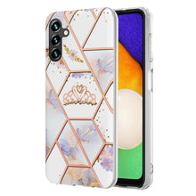 Load image into Gallery viewer, Electroplating Splicing Marble Flower TPU Phone Case, For Xiaomi Mi 11T / Mi 11T Pro, For Xiaomi Redmi 10, For Xiaomi Redmi Note 9 / 10X 4G, For Samsung Galaxy Note20, For Samsung Galaxy Note20 Ultra, For Samsung Galaxy A13 5G