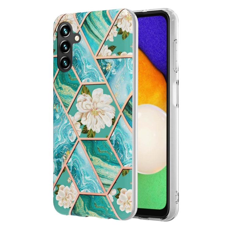 Electroplating Splicing Marble Flower TPU Phone Case, For Xiaomi Mi 11T / Mi 11T Pro, For Xiaomi Redmi 10, For Xiaomi Redmi Note 9 / 10X 4G, For Samsung Galaxy Note20, For Samsung Galaxy Note20 Ultra, For Samsung Galaxy A13 5G