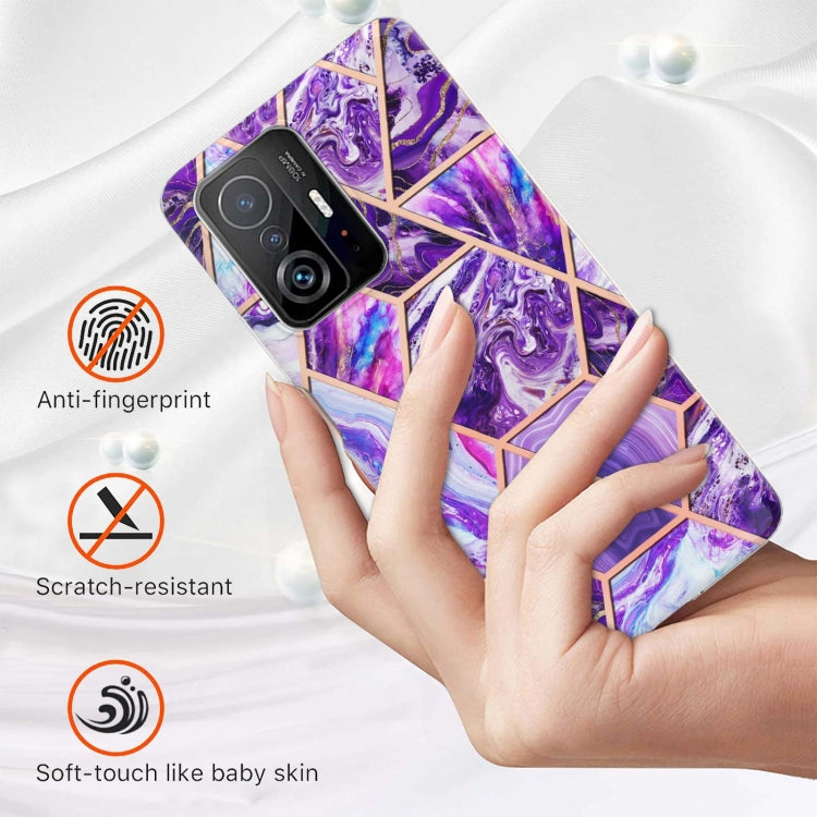 Electroplating Splicing Marble TPU Phone Case, For Xiaomi Mi 11T / Mi 11T Pro, For Xiaomi Redmi 10, For Xiaomi Redmi Note 9 / 10X 4G, For Samsung Galaxy Note20, For Samsung Galaxy Note20 Ultra, For Samsung Galaxy A13 5G