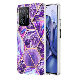 Electroplating Splicing Marble TPU Phone Case, For Xiaomi Mi 11T / Mi 11T Pro, For Xiaomi Redmi 10, For Xiaomi Redmi Note 9 / 10X 4G, For Samsung Galaxy Note20, For Samsung Galaxy Note20 Ultra, For Samsung Galaxy A13 5G