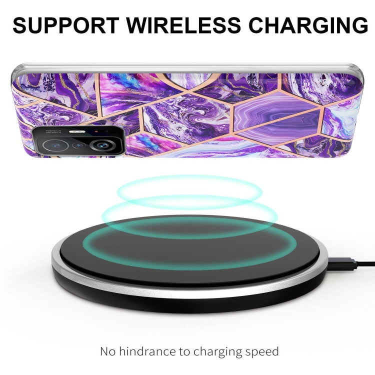 Electroplating Splicing Marble TPU Phone Case, For Xiaomi Mi 11T / Mi 11T Pro, For Xiaomi Redmi 10, For Xiaomi Redmi Note 9 / 10X 4G, For Samsung Galaxy Note20, For Samsung Galaxy Note20 Ultra, For Samsung Galaxy A13 5G