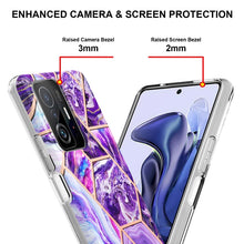 Load image into Gallery viewer, Electroplating Splicing Marble TPU Phone Case, For Xiaomi Mi 11T / Mi 11T Pro, For Xiaomi Redmi 10, For Xiaomi Redmi Note 9 / 10X 4G, For Samsung Galaxy Note20, For Samsung Galaxy Note20 Ultra, For Samsung Galaxy A13 5G
