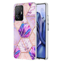 Load image into Gallery viewer, Electroplating Splicing Marble TPU Phone Case, For Xiaomi Mi 11T / Mi 11T Pro, For Xiaomi Redmi 10, For Xiaomi Redmi Note 9 / 10X 4G, For Samsung Galaxy Note20, For Samsung Galaxy Note20 Ultra, For Samsung Galaxy A13 5G