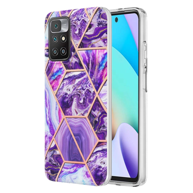 Electroplating Splicing Marble TPU Phone Case, For Xiaomi Mi 11T / Mi 11T Pro, For Xiaomi Redmi 10, For Xiaomi Redmi Note 9 / 10X 4G, For Samsung Galaxy Note20, For Samsung Galaxy Note20 Ultra, For Samsung Galaxy A13 5G