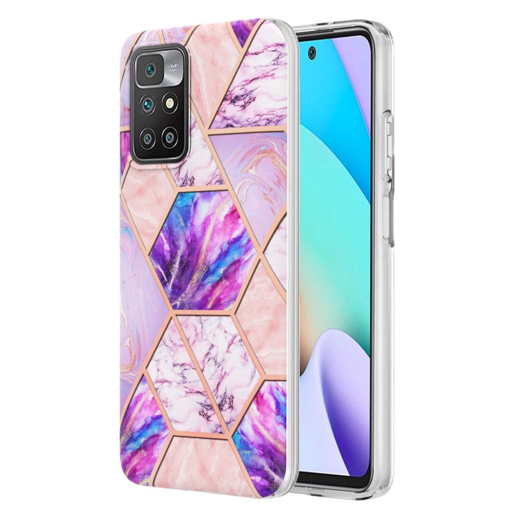 Electroplating Splicing Marble TPU Phone Case, For Xiaomi Mi 11T / Mi 11T Pro, For Xiaomi Redmi 10, For Xiaomi Redmi Note 9 / 10X 4G, For Samsung Galaxy Note20, For Samsung Galaxy Note20 Ultra, For Samsung Galaxy A13 5G