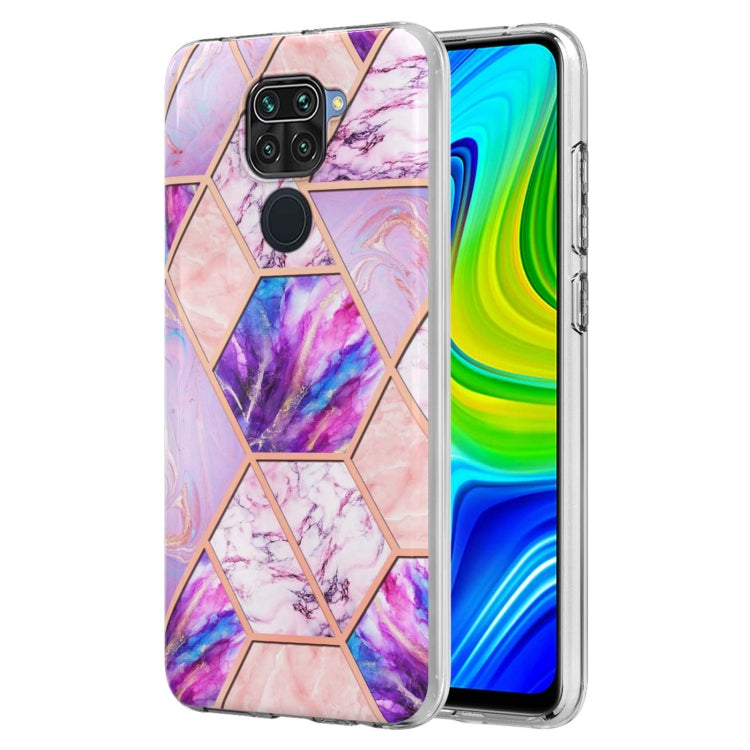 Electroplating Splicing Marble TPU Phone Case, For Xiaomi Mi 11T / Mi 11T Pro, For Xiaomi Redmi 10, For Xiaomi Redmi Note 9 / 10X 4G, For Samsung Galaxy Note20, For Samsung Galaxy Note20 Ultra, For Samsung Galaxy A13 5G