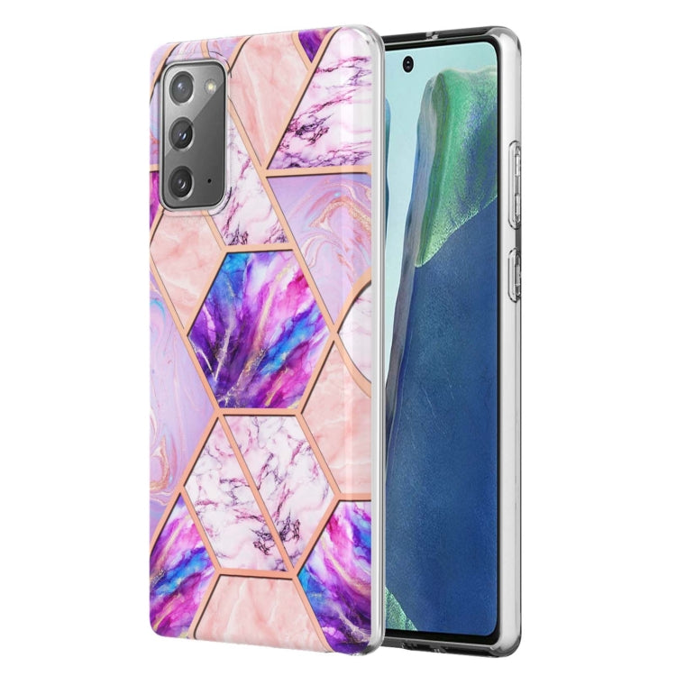 Electroplating Splicing Marble TPU Phone Case, For Xiaomi Mi 11T / Mi 11T Pro, For Xiaomi Redmi 10, For Xiaomi Redmi Note 9 / 10X 4G, For Samsung Galaxy Note20, For Samsung Galaxy Note20 Ultra, For Samsung Galaxy A13 5G