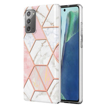 Load image into Gallery viewer, Electroplating Splicing Marble TPU Phone Case, For Xiaomi Mi 11T / Mi 11T Pro, For Xiaomi Redmi 10, For Xiaomi Redmi Note 9 / 10X 4G, For Samsung Galaxy Note20, For Samsung Galaxy Note20 Ultra, For Samsung Galaxy A13 5G
