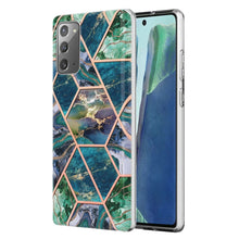 Load image into Gallery viewer, Electroplating Splicing Marble TPU Phone Case, For Xiaomi Mi 11T / Mi 11T Pro, For Xiaomi Redmi 10, For Xiaomi Redmi Note 9 / 10X 4G, For Samsung Galaxy Note20, For Samsung Galaxy Note20 Ultra, For Samsung Galaxy A13 5G