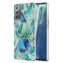 Load image into Gallery viewer, Electroplating Splicing Marble TPU Phone Case, For Xiaomi Mi 11T / Mi 11T Pro, For Xiaomi Redmi 10, For Xiaomi Redmi Note 9 / 10X 4G, For Samsung Galaxy Note20, For Samsung Galaxy Note20 Ultra, For Samsung Galaxy A13 5G