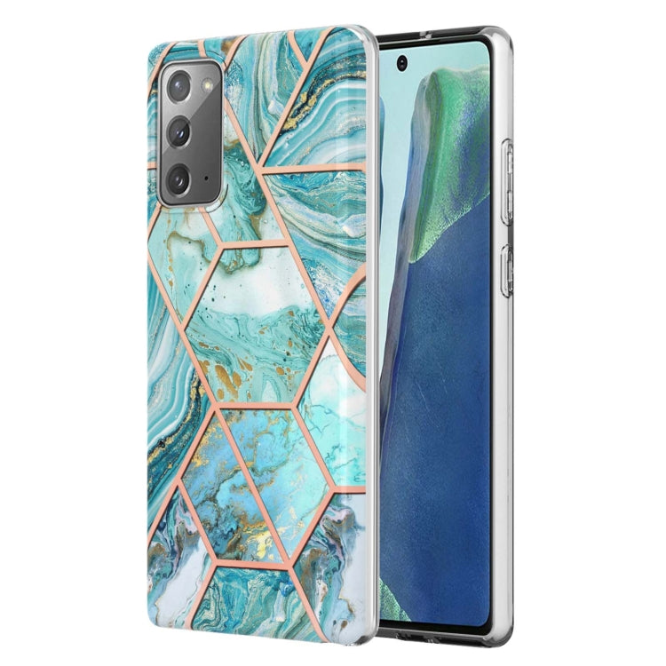 Electroplating Splicing Marble TPU Phone Case, For Xiaomi Mi 11T / Mi 11T Pro, For Xiaomi Redmi 10, For Xiaomi Redmi Note 9 / 10X 4G, For Samsung Galaxy Note20, For Samsung Galaxy Note20 Ultra, For Samsung Galaxy A13 5G