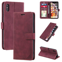 Load image into Gallery viewer, Skin Feel Anti-theft Brush Horizontal Flip Leather Phone Case, For iPhone 11, For iPhone XS Max, For iPhone XR, For iPhone X / XS, For iPhone SE 2022 / SE 2020 / 8 / 7, For iPhone 8 Plus &amp; 7 Plus