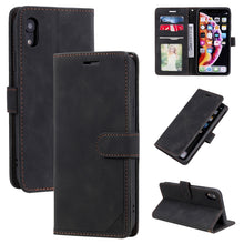 Load image into Gallery viewer, Skin Feel Anti-theft Brush Horizontal Flip Leather Phone Case, For iPhone 11, For iPhone XS Max, For iPhone XR, For iPhone X / XS, For iPhone SE 2022 / SE 2020 / 8 / 7, For iPhone 8 Plus &amp; 7 Plus