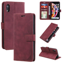 Load image into Gallery viewer, Skin Feel Anti-theft Brush Horizontal Flip Leather Phone Case, For iPhone 11, For iPhone XS Max, For iPhone XR, For iPhone X / XS, For iPhone SE 2022 / SE 2020 / 8 / 7, For iPhone 8 Plus &amp; 7 Plus