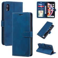 Load image into Gallery viewer, Skin Feel Anti-theft Brush Horizontal Flip Leather Phone Case, For iPhone 11, For iPhone XS Max, For iPhone XR, For iPhone X / XS, For iPhone SE 2022 / SE 2020 / 8 / 7, For iPhone 8 Plus &amp; 7 Plus
