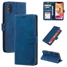 Load image into Gallery viewer, Skin Feel Anti-theft Brush Horizontal Flip Leather Phone Case, For iPhone 11, For iPhone XS Max, For iPhone XR, For iPhone X / XS, For iPhone SE 2022 / SE 2020 / 8 / 7, For iPhone 8 Plus &amp; 7 Plus