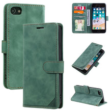 Load image into Gallery viewer, Skin Feel Anti-theft Brush Horizontal Flip Leather Phone Case, For iPhone 11, For iPhone XS Max, For iPhone XR, For iPhone X / XS, For iPhone SE 2022 / SE 2020 / 8 / 7, For iPhone 8 Plus &amp; 7 Plus