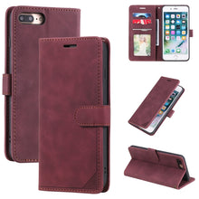 Load image into Gallery viewer, Skin Feel Anti-theft Brush Horizontal Flip Leather Phone Case, For iPhone 11, For iPhone XS Max, For iPhone XR, For iPhone X / XS, For iPhone SE 2022 / SE 2020 / 8 / 7, For iPhone 8 Plus &amp; 7 Plus