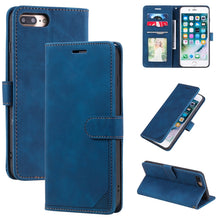 Load image into Gallery viewer, Skin Feel Anti-theft Brush Horizontal Flip Leather Phone Case, For iPhone 11, For iPhone XS Max, For iPhone XR, For iPhone X / XS, For iPhone SE 2022 / SE 2020 / 8 / 7, For iPhone 8 Plus &amp; 7 Plus