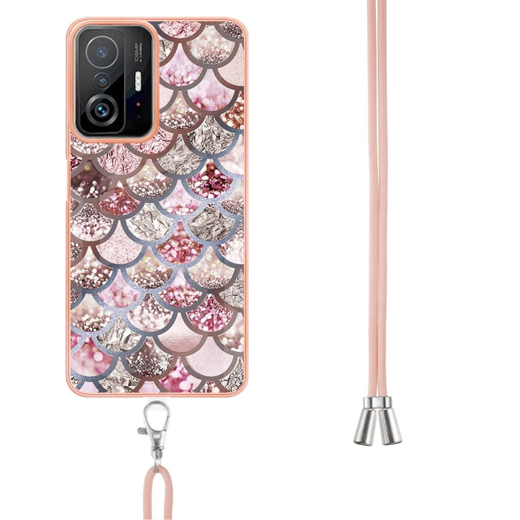Electroplating IMD TPU Phone Case with Lanyard, For Xiaomi Mi 11T / Mi 11T Pro, For Xiaomi Redmi 10, For Samsung Galaxy A13 5G