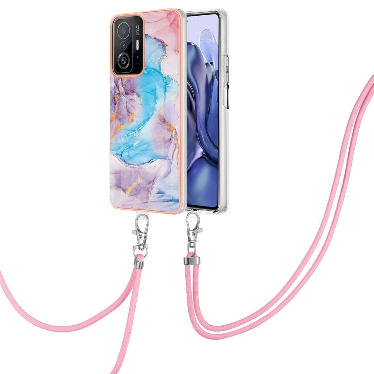 Electroplating IMD TPU Phone Case with Lanyard, For Xiaomi Mi 11T / Mi 11T Pro, For Xiaomi Redmi 10, For Samsung Galaxy A13 5G