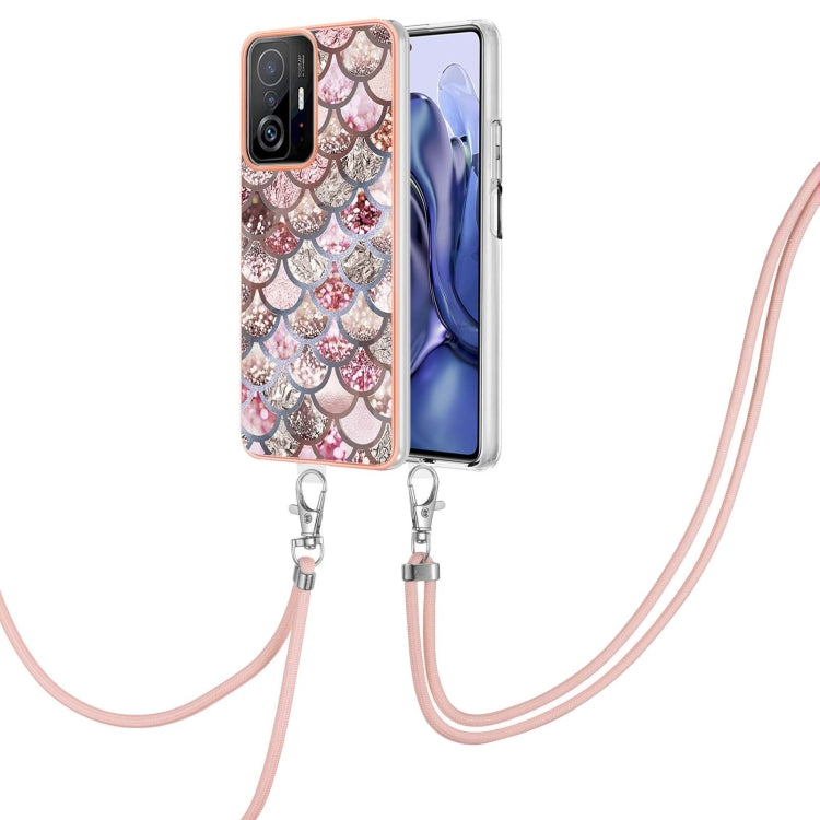 Electroplating IMD TPU Phone Case with Lanyard, For Xiaomi Mi 11T / Mi 11T Pro, For Xiaomi Redmi 10, For Samsung Galaxy A13 5G