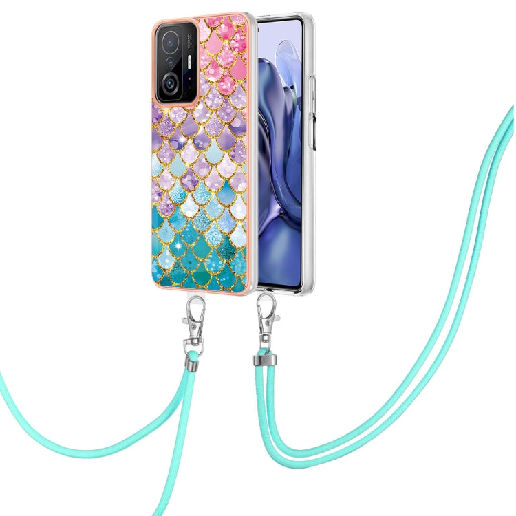 Electroplating IMD TPU Phone Case with Lanyard, For Xiaomi Mi 11T / Mi 11T Pro, For Xiaomi Redmi 10, For Samsung Galaxy A13 5G