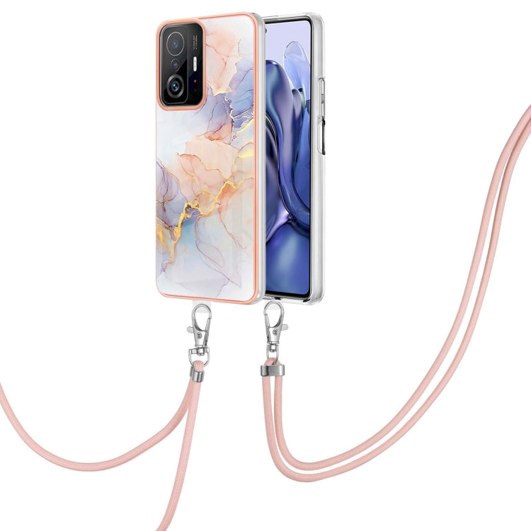 Electroplating IMD TPU Phone Case with Lanyard, For Xiaomi Mi 11T / Mi 11T Pro, For Xiaomi Redmi 10, For Samsung Galaxy A13 5G