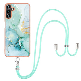 Electroplating Marble IMD TPU Phone Case with Lanyard, For Samsung Galaxy A13 5G, For Xiaomi Mi 11T / Mi 11T Pro, For Xiaomi Redmi 10