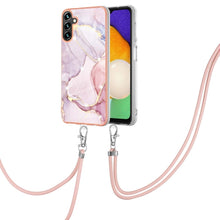 Load image into Gallery viewer, Electroplating Marble IMD TPU Phone Case with Lanyard, For Samsung Galaxy A13 5G, For Xiaomi Mi 11T / Mi 11T Pro, For Xiaomi Redmi 10