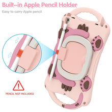 Load image into Gallery viewer, Cute Cat King Kids Shockproof EVA Protective Case with Holder &amp; Shoulder Strap &amp; Handle, For iPad 9.7 2018 / 2017 / Air / Air 2 / Pro 9.7, For iPad 10.2 2019 / 2020 / 2021 / Pro 10.5, For iPad mini 6 / mini 2024, For iPad mini 6