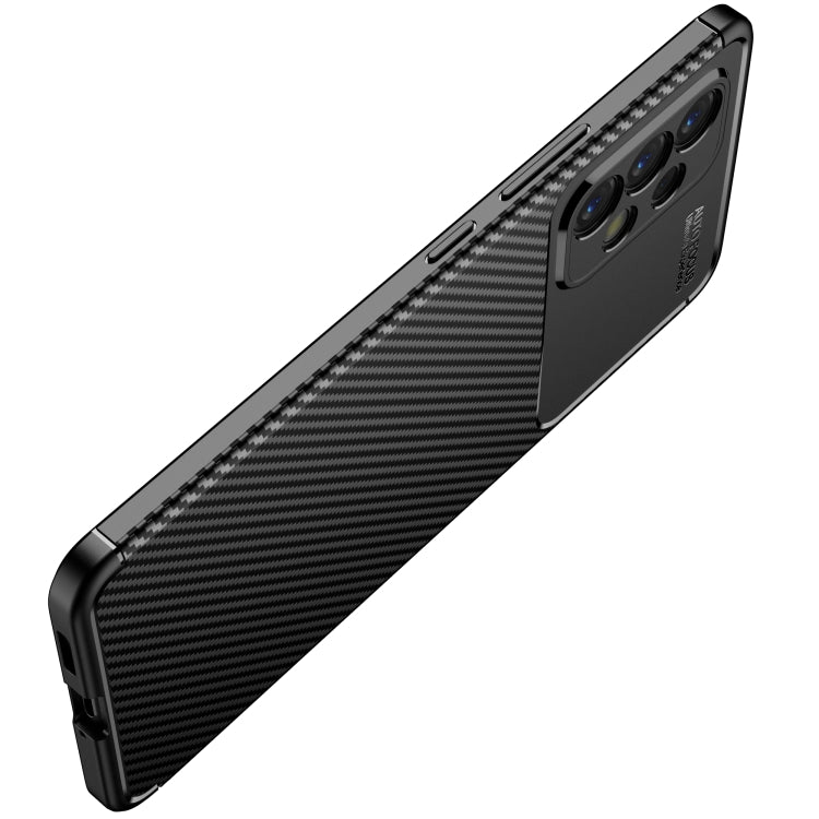 Carbon Fiber Texture Shockproof TPU Phone Case, For Samsung Galaxy A53 5G