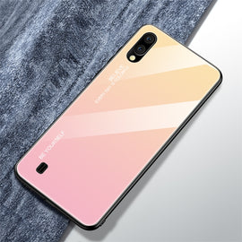 Gradient Color Glass Case, For Galaxy M10, For Galaxy M30, For Galaxy Note 9, For Galaxy S9, For Galaxy S10, For Xiaomi Mi 9