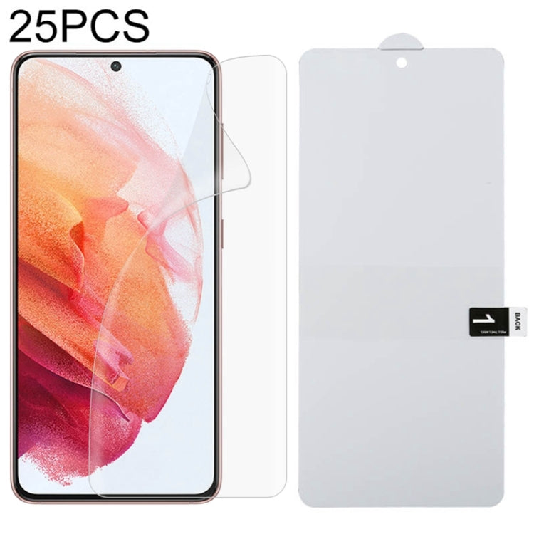 25 PCS Full Screen Protector Explosion-proof Hydrogel Film, For Samsung Galaxy S22 Ultra 5G (25pcs), For Samsung Galaxy S22+ 5G (25pcs), For Samsung Galaxy S22 5G (25pcs)