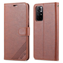 Load image into Gallery viewer, AZNS Sheepskin Texture Horizontal Flip Leather Phone Case with Holder &amp; Card Slots &amp; Wallet, For Xiaomi Redmi Note 11 / Poco M4 Pro 5G