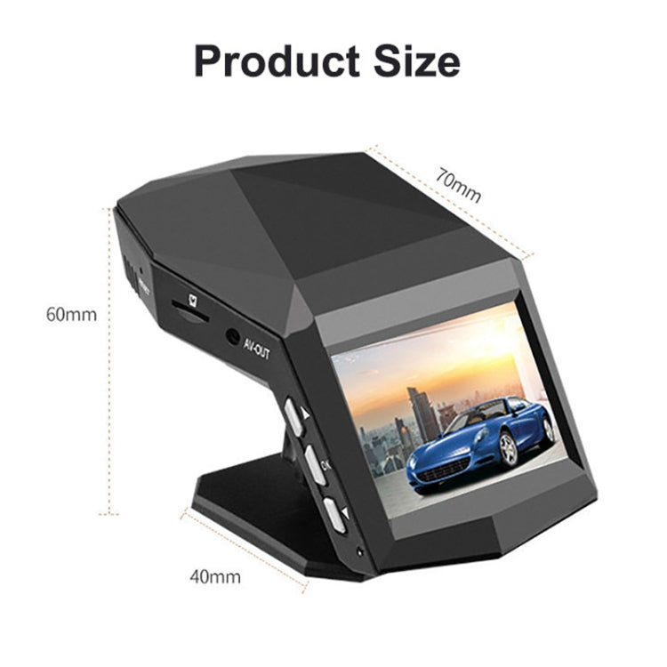 2 inch HD Single Lens 1080P No Light Night Vision Hidden Driving Recorder with Aromatherapy, Without, 16G, 32G, 64G