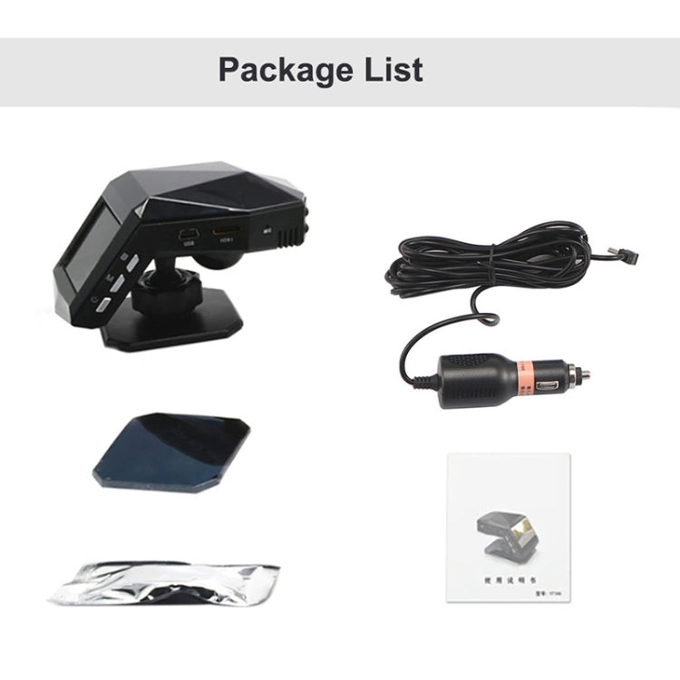 2 inch HD Single Lens 1080P No Light Night Vision Hidden Driving Recorder with Aromatherapy, Without, 16G, 32G, 64G