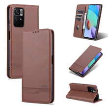Load image into Gallery viewer, AZNS Magnetic Calf Texture Horizontal Flip Leather Phone Case with Card Slots &amp; Holder &amp; Wallet, For Xiaomi Redmi Note 11