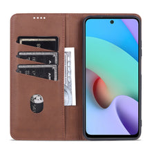 Load image into Gallery viewer, AZNS Magnetic Calf Texture Horizontal Flip Leather Phone Case with Card Slots &amp; Holder &amp; Wallet, For Xiaomi Redmi Note 11