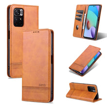 Load image into Gallery viewer, AZNS Magnetic Calf Texture Horizontal Flip Leather Phone Case with Card Slots &amp; Holder &amp; Wallet, For Xiaomi Redmi Note 11