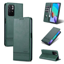 Load image into Gallery viewer, AZNS Magnetic Calf Texture Horizontal Flip Leather Phone Case with Card Slots &amp; Holder &amp; Wallet, For Xiaomi Redmi Note 11